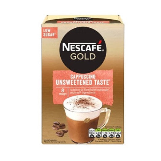 NESCAFE GOLD cappuccino unsweetened 8'S