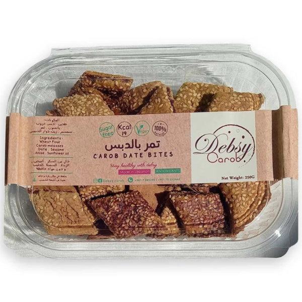 Naturally sweet and energy-packed bites made with rich carob and soft, wholesome dates