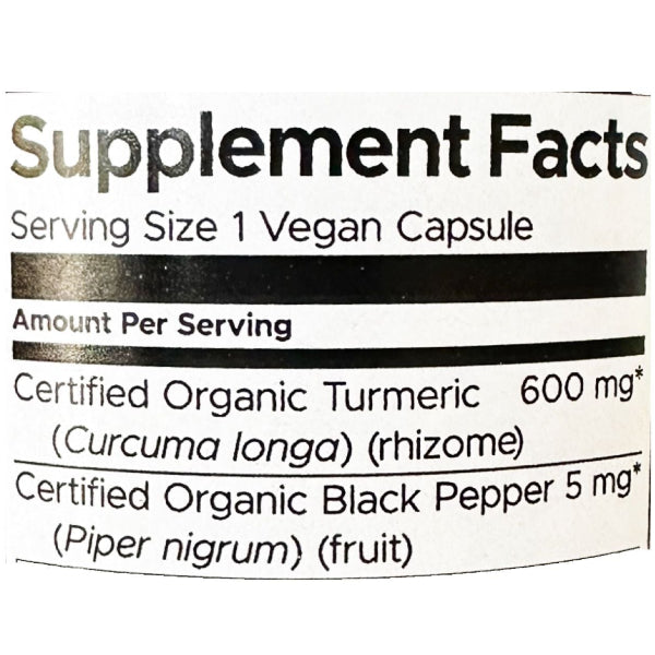 Swanson Turmeric & Black Pepper 600 MG, 90 Vegan Capsules