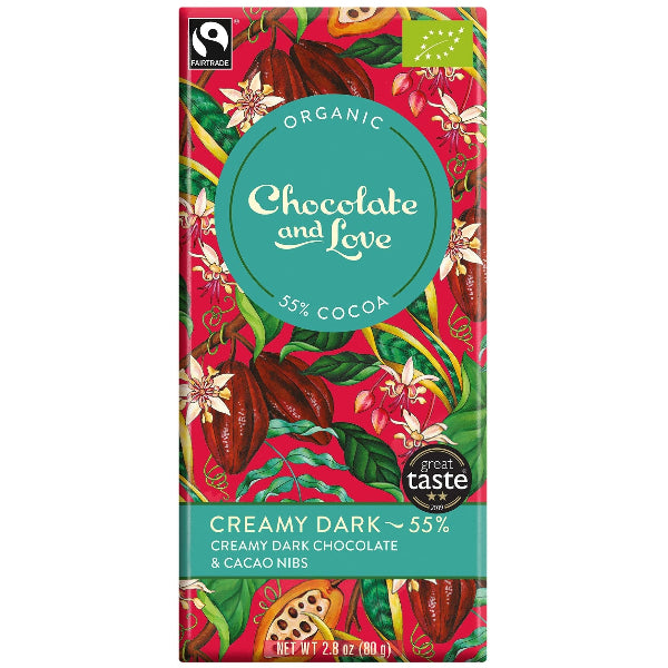 Offers a silky, well-balanced dark chocolate with a smooth texture and gentle cocoa richness.