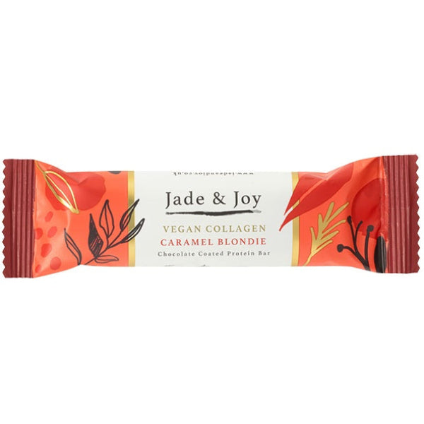 A creamy caramel blondie bar packed with plant protein and vegan collagen for a sweet, nourishing boost.