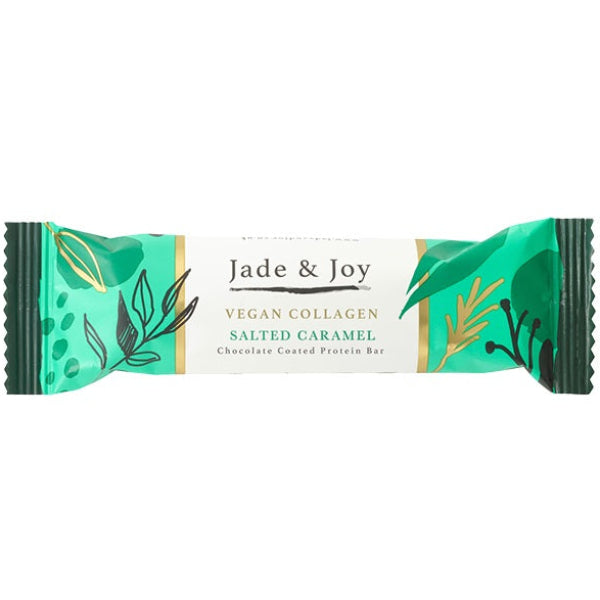 A deliciously smooth plant-based bar infused with vegan collagen and rich salted caramel flavor for a satisfying, protein-packed treat.