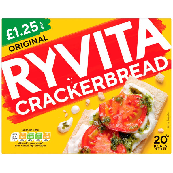 Crisp and light wholegrain crackerbread for a healthy snack or base.