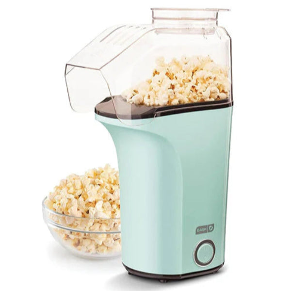 Dash Fresh Hot Air Popcorn Maker with Measuring Cup Aqua