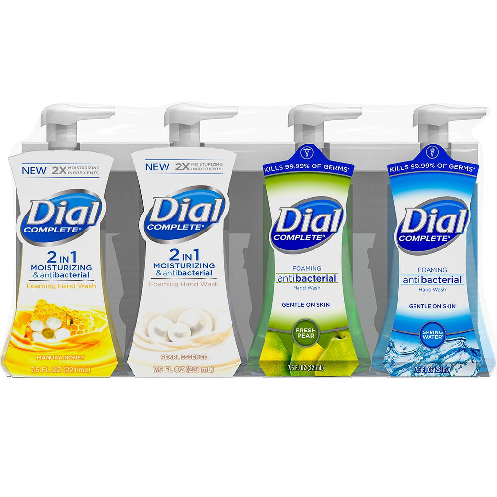 Dial Foaming Hand Soap Honey/Pearl 4PK x7.5 oz