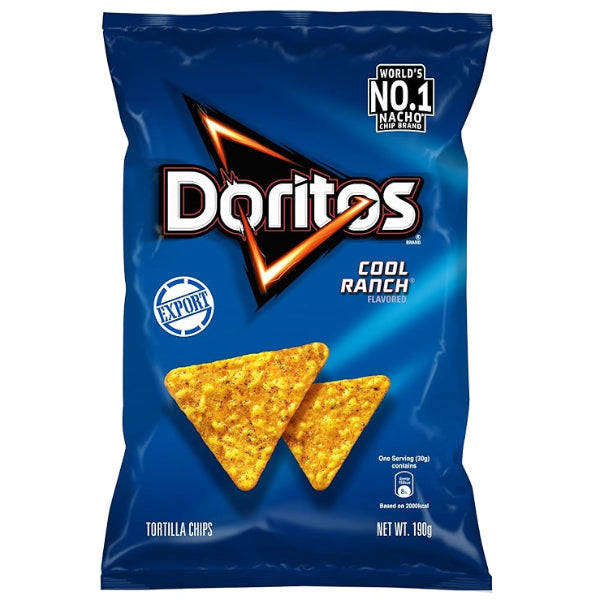 Bold, zesty ranch flavor on perfectly crispy tortilla chips for an unforgettable crunch.