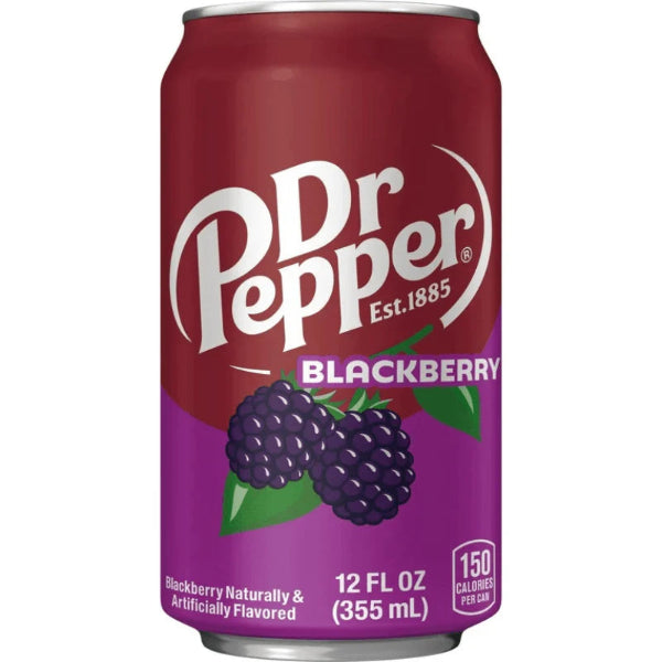 A bold twist on the original, Dr. Pepper Blackberry blends 23 signature flavors with a juicy blackberry kick