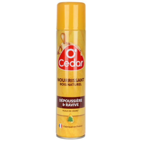 A refreshing aerosol spray that nourishes and protects wooden surfaces