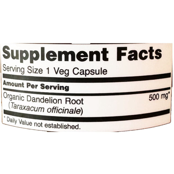 NOW Foods Dandelion Root 500mg, 100 Veg. Capsules