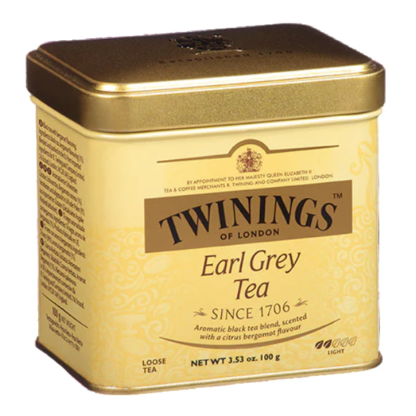 Premium black tea infused with fragrant bergamot oil, delivering the classic, citrusy Earl Grey flavor in loose-leaf form