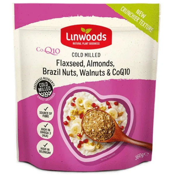 Linwoods Flax Almond Brazil Walnut mix adds a crunchy, wholesome boost to your meals.