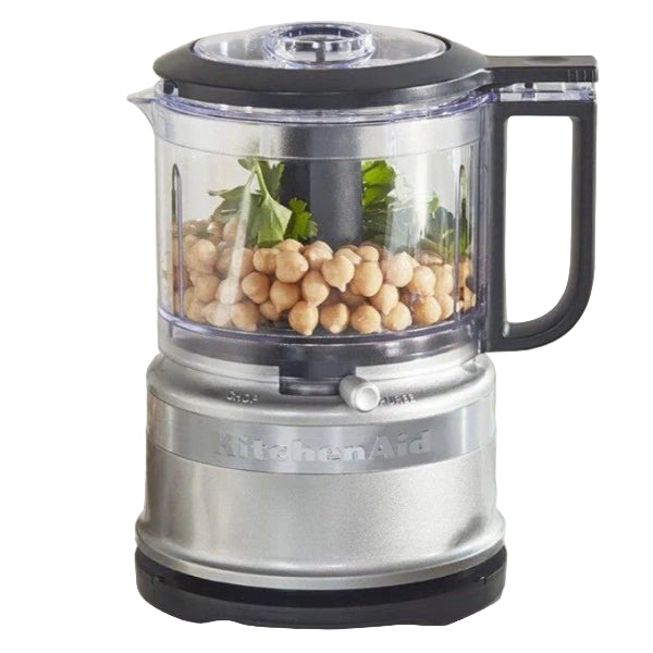 Delivers compact convenience with precise control for quick chopping, mixing, and pureeing