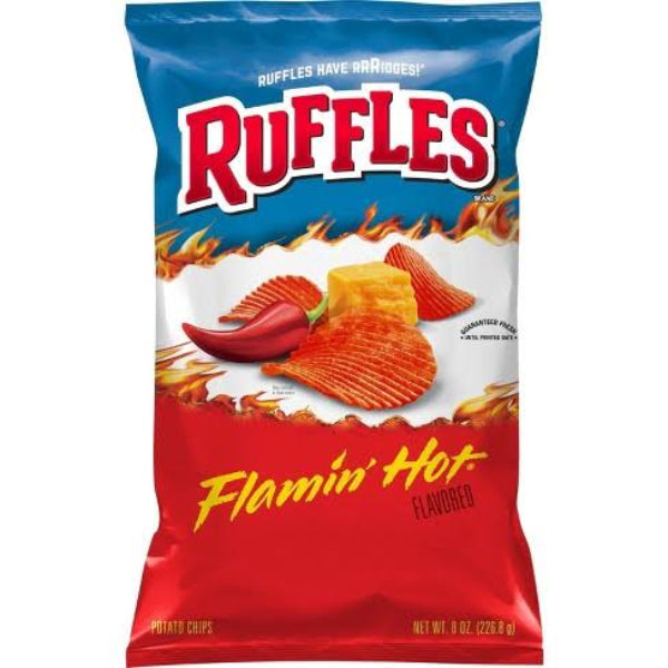 Ridged chips packed with bold, spicy heat for an extra-crunchy, fiery snack experience.