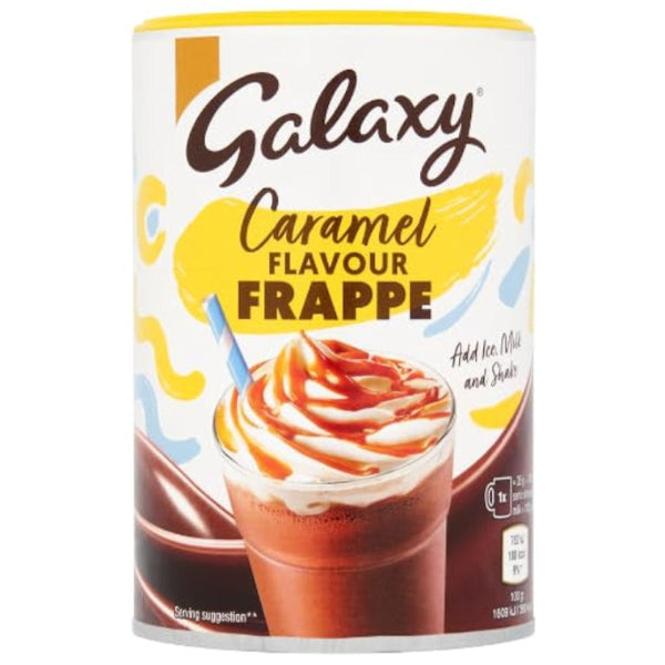 A creamy, indulgent caramel drink mix with the signature smoothness of Galaxy chocolate.