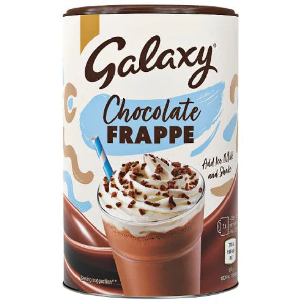 A rich and velvety chocolate drink mix crafted with the signature smooth taste of Galaxy.