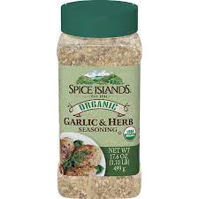 Spice Islands Organic Garlic & Herb 17.6 oz