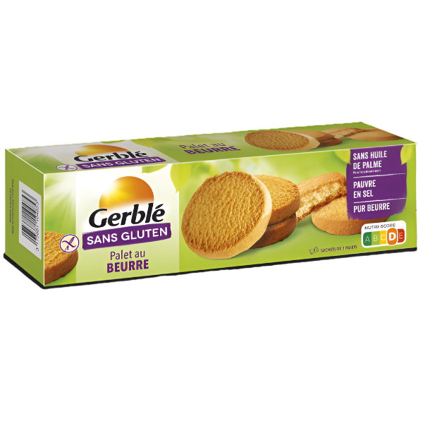 Gluten-free shortbread cookies made with rice flour and concentrated butter