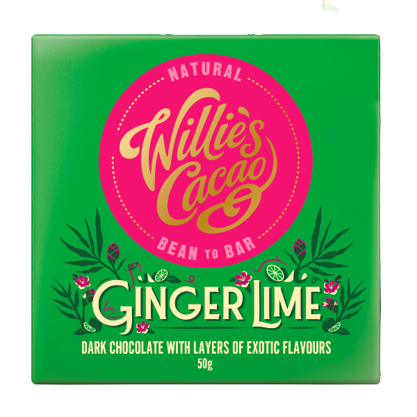 Pairs bold, rich dark chocolate with zesty lime and warming ginger for a vibrant, flavorful treat.