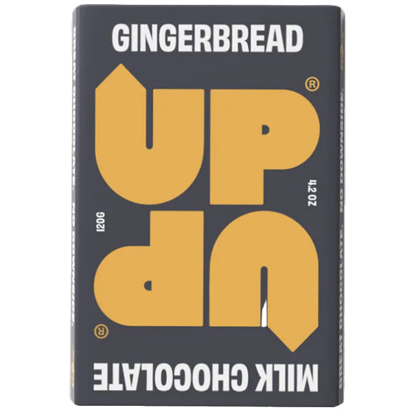 Festive gingerbread milk chocolate bar, 120 g of cozy holiday sweetness