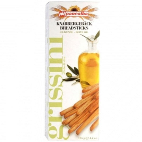 Thin, crispy breadsticks baked with olive oil, perfect for snacking or pairing with dips and antipasti