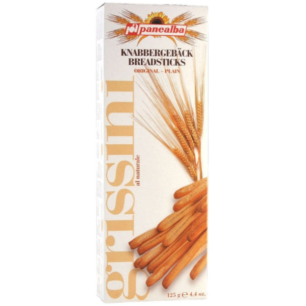 Traditional handcrafted breadsticks, light and crunchy, perfect for appetizers or snacking.