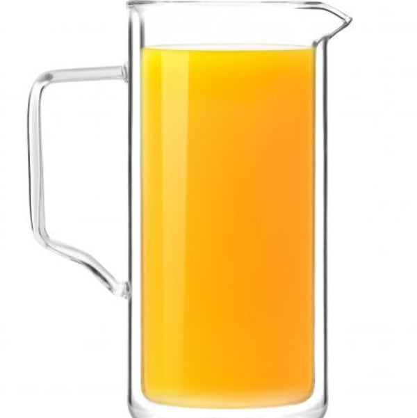 Vialli Diva double-wall jug, 1000 ml, keeps beverages hot or cold in style.