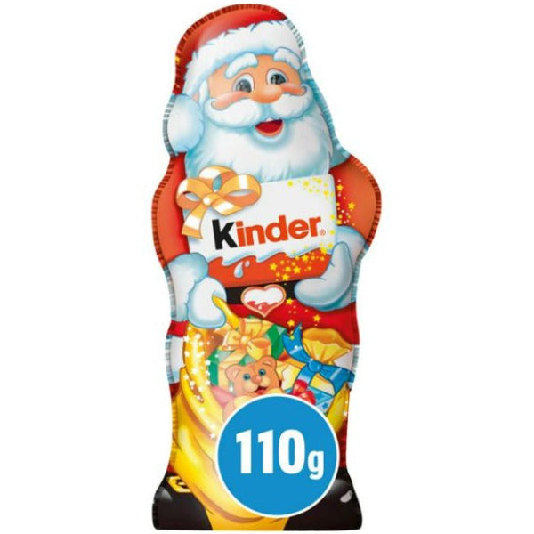 A delightful festive treat made of smooth Kinder milk chocolate, perfect for sharing or gifting during the holidays.