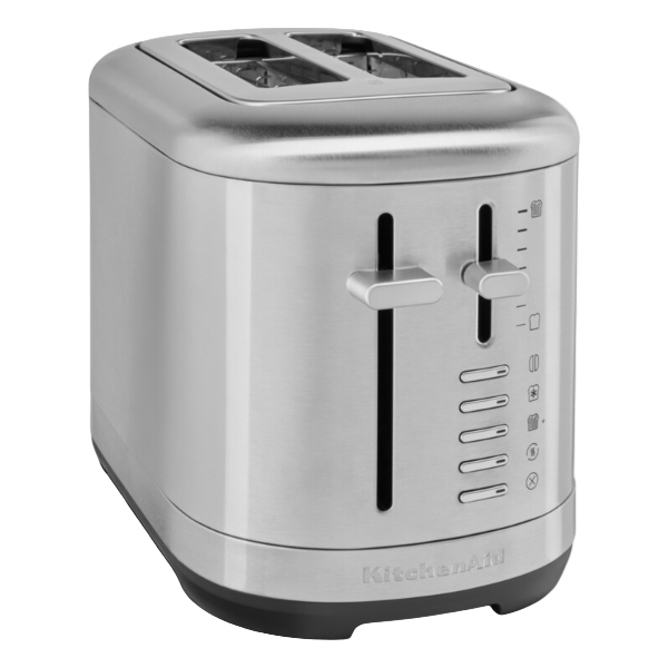 Combines sleek design with precise browning control for perfectly toasted bread every time