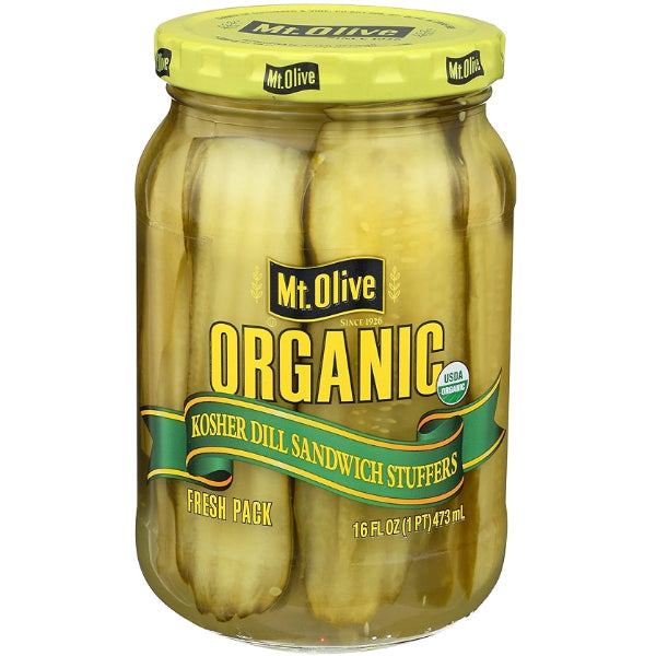 Crisp, lengthwise-cut dill pickles with bold, tangy flavor, perfect for stacking in sandwiches and burgers.