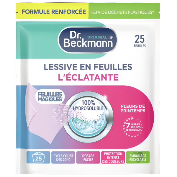 Specially formulated laundry sheets that protect and revive dark fabrics, helping to maintain deep blacks and prevent fading