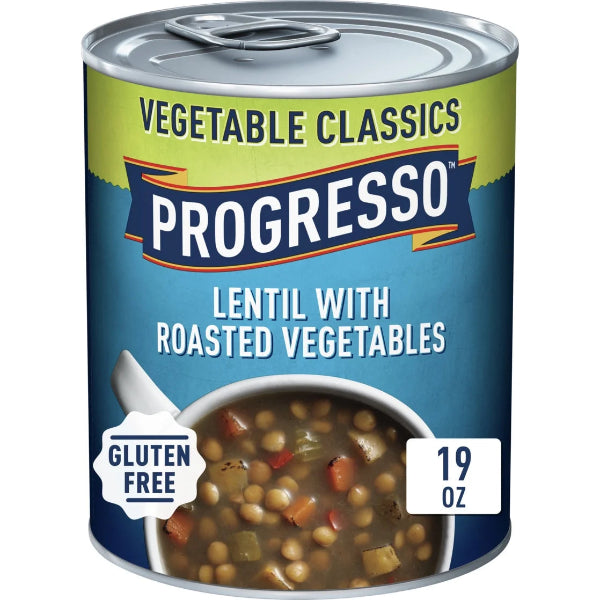 Hearty lentil and vegetable soup, packed with flavor and completely fat-free.