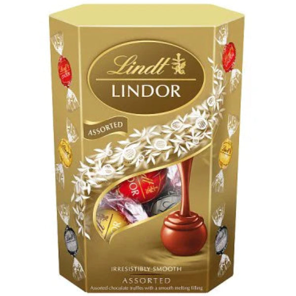 Assorted smooth Lindor chocolates in a delightful 137 g cornet.