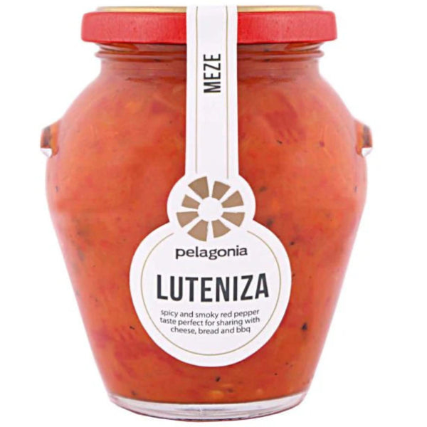 A bold, spicy spread made with roasted peppers and tomatoes.
