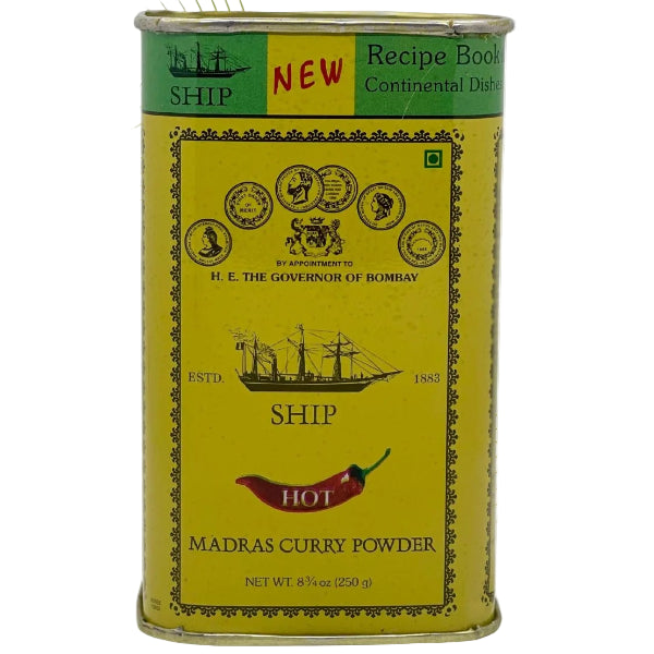Fiery Madras curry powder, perfect for adding a bold, spicy flavor to your South Indian-inspired dishes.