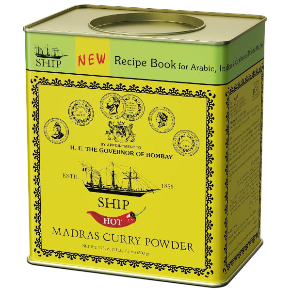 Intensely spicy Madras curry powder, ideal for authentic, bold-flavored South Indian dishes.