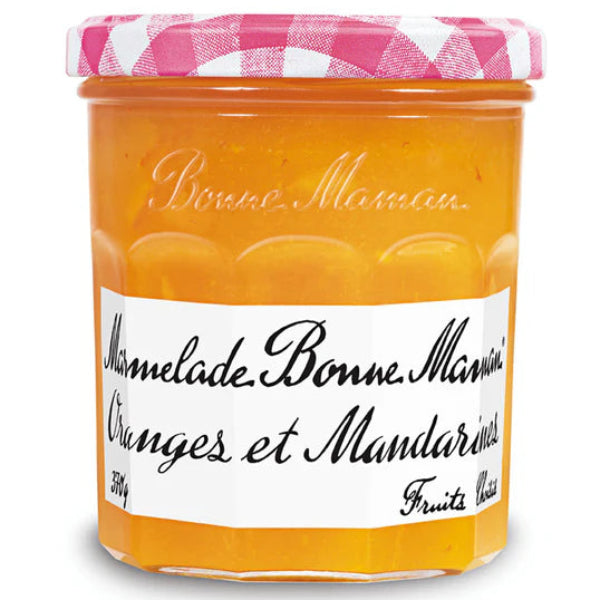 A delightful French preserve that combines the zesty brightness of sweet oranges with the aromatic sweetness of mandarins.