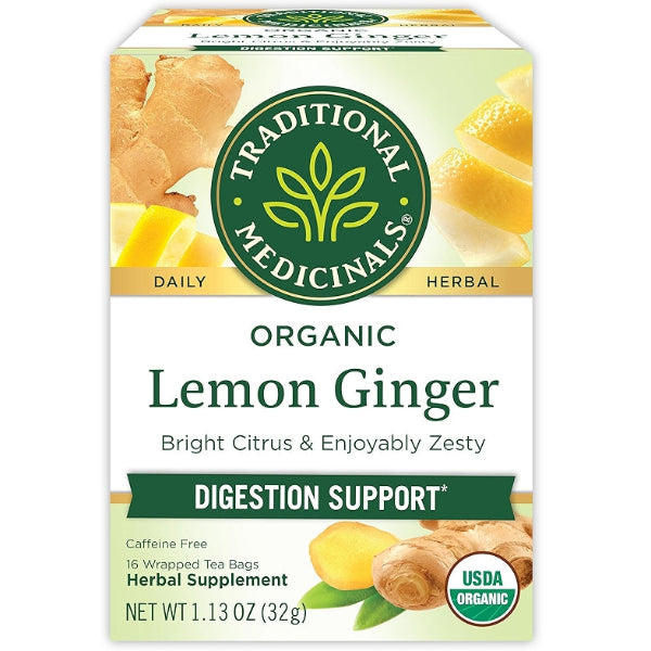 A zesty and soothing herbal blend of lemon and ginger, perfect for digestion and warming comfort.