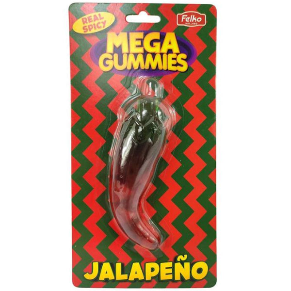 Spicy, sweet, and chewy gummies shaped like jalapeños, blending bold heat with a fun candy twist for adventurous snack lovers.