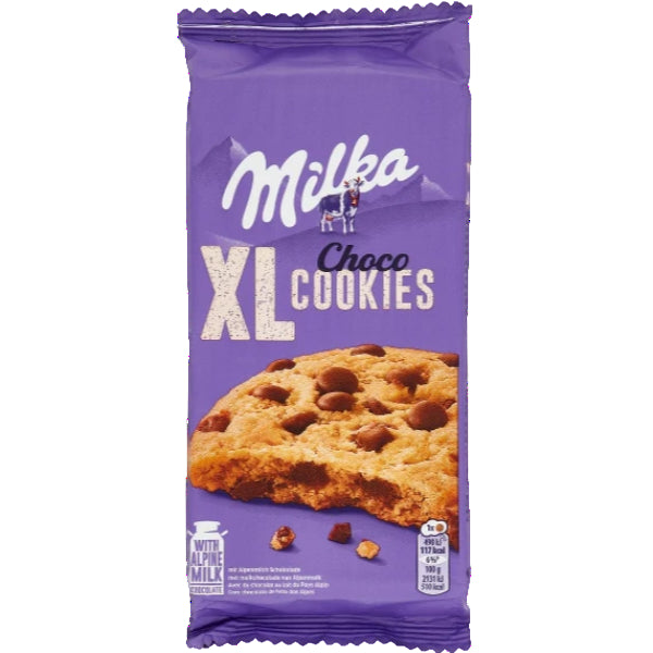 Extra-large, soft chocolate cookies loaded with rich Milka chocolate chips for an indulgent treat