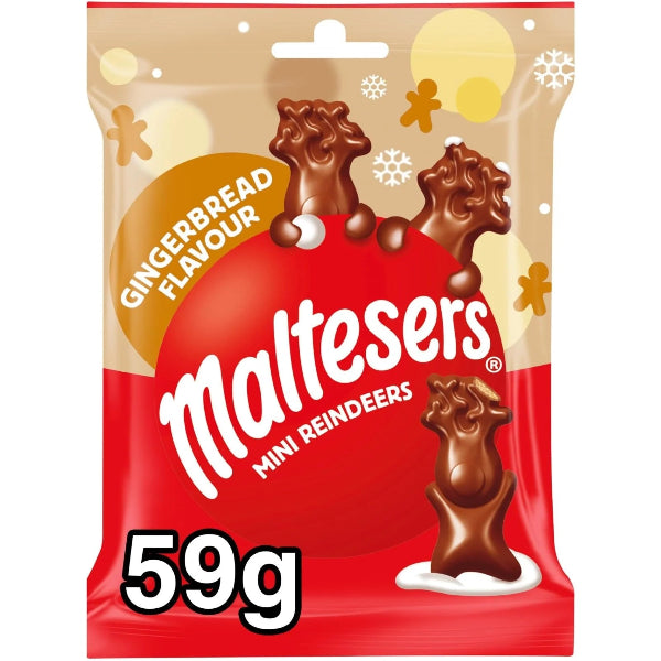 Cute Maltesers Mini Gingerbread Reindeer, perfect for sharing festive chocolatey bites