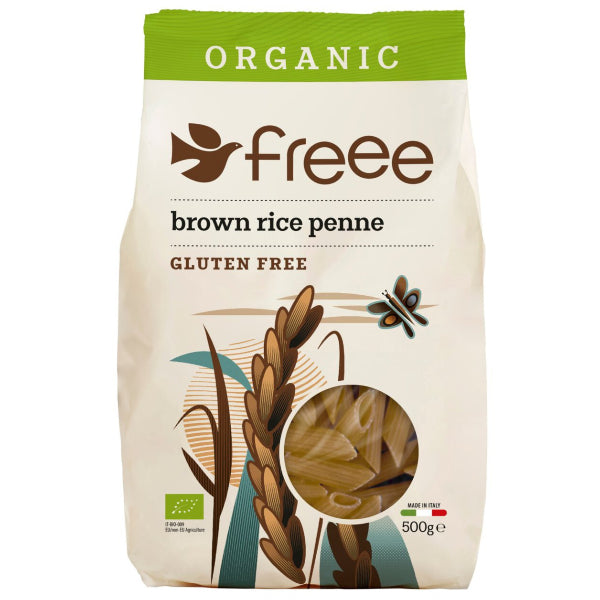 Doves Organic Multigrain Brown Rice Penne Pasta GF, 500 g