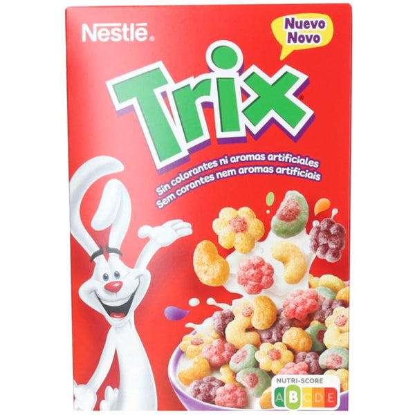 Colorful, fruity-flavored cereal that makes breakfast fun and delicious.