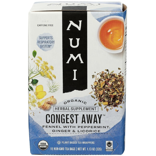 A soothing herbal blend with eucalyptus, peppermint, and herbs, designed to ease congestion and support clear breathing.