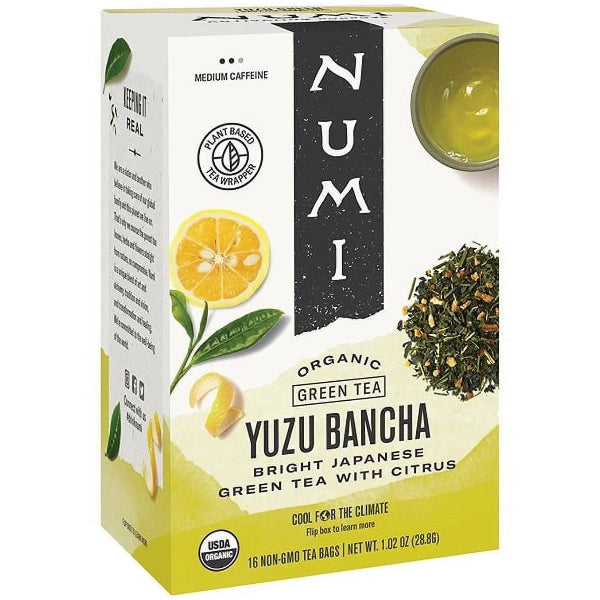 A refreshing green tea infused with bright, citrusy yuzu, delivering a vibrant and uplifting flavor.