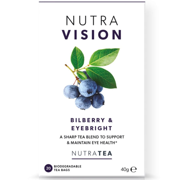 A herbal tea blend crafted to support eye health and maintain clear vision with bilberry and eyebright.