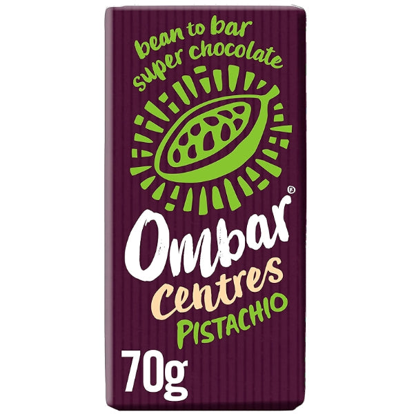 Combines smooth organic chocolate with a creamy pistachio center for a luxuriously rich and nutty vegan treat.