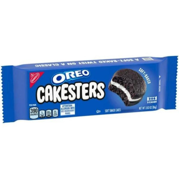 Features a soft, chocolatey cake filled with the classic creamy Oreo center for a sweet, on-the-go treat