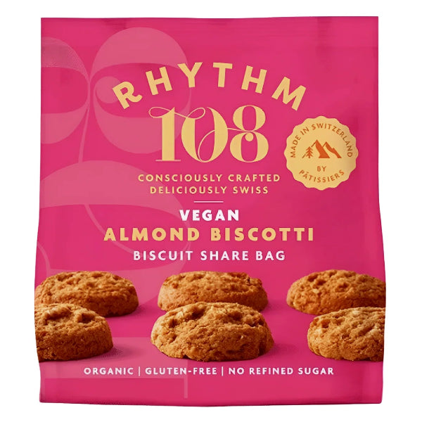 Offers crunchy, lightly sweetened almond cookies, perfect for dipping in coffee or enjoying as a wholesome snack.