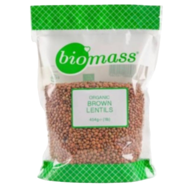 Nutritious and protein-rich organic brown lentils, ideal for soups, stews and salads