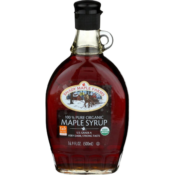 A rich, naturally sweet syrup made from organic maple sap, perfect for pancakes, waffles, and baking.